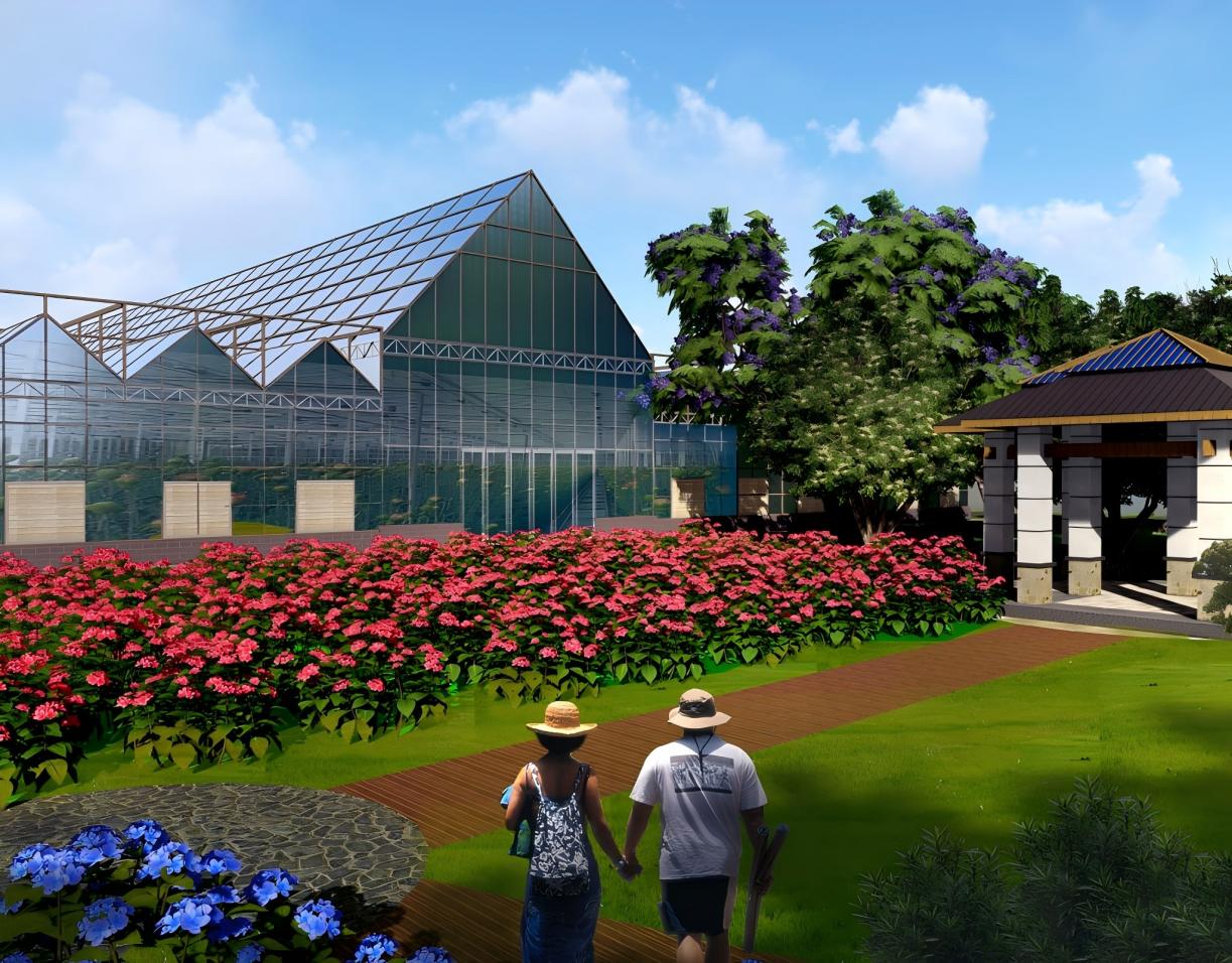 甘肃渭源鲜切花设施温室设计