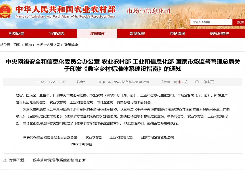 数字乡村建设
